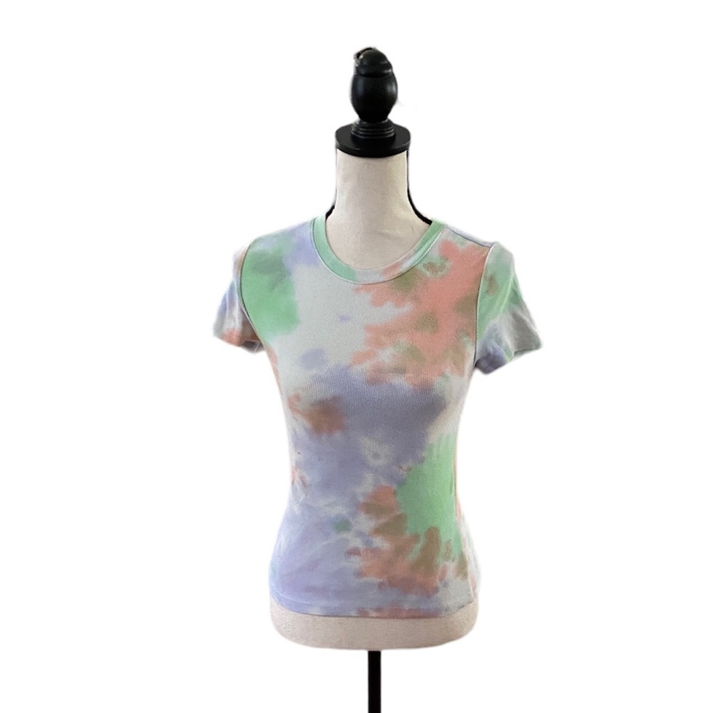 Forever 21 Tie Dye Ribbed Tee